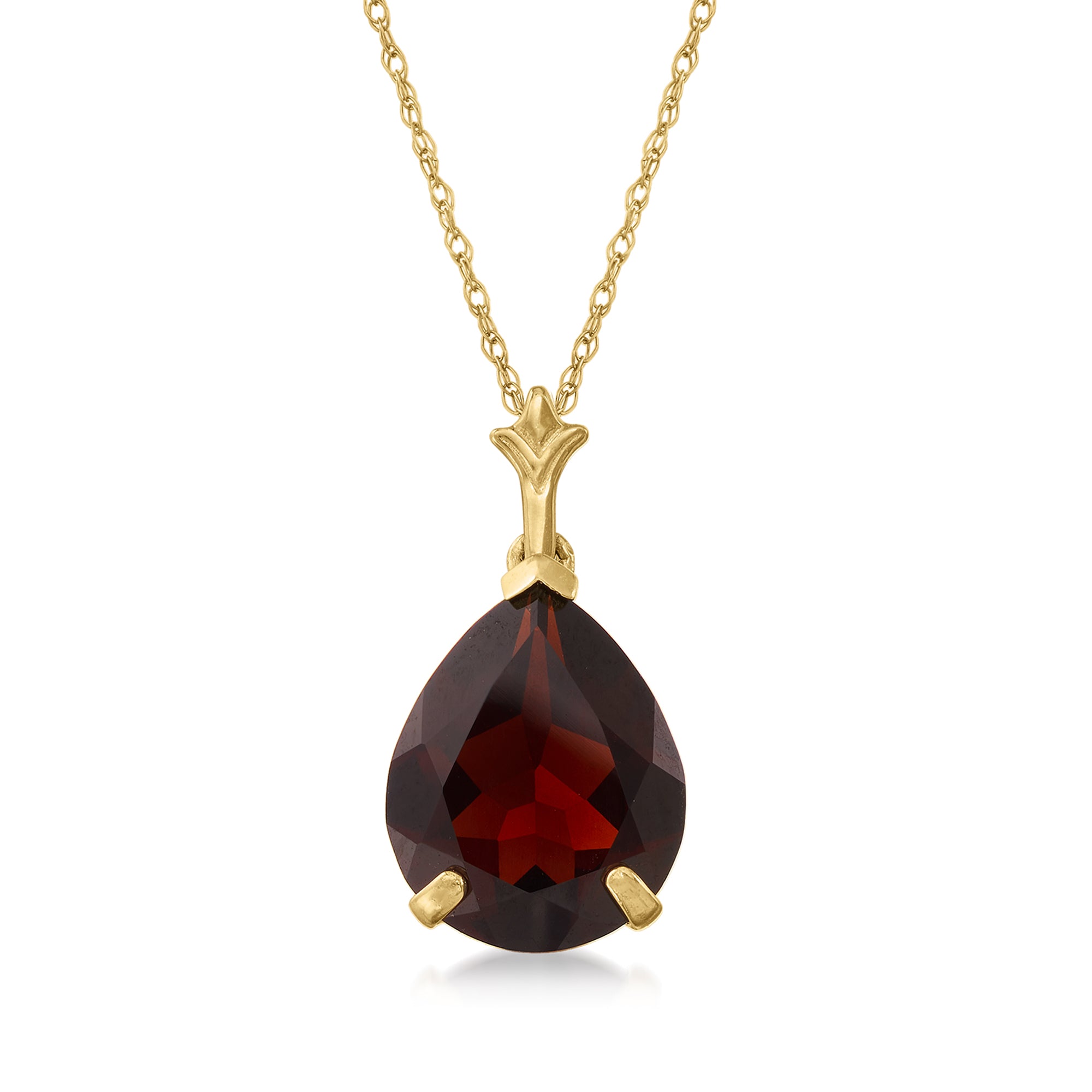 Ожерелье с подвеской Ross-Simons Garnet из 14-каратного желтого золота Ross-Simons, 18 In
Ожерелье с подвеской Ross-Simons Garnet из 14-каратного желтого золота Ross-Simons, 18 In