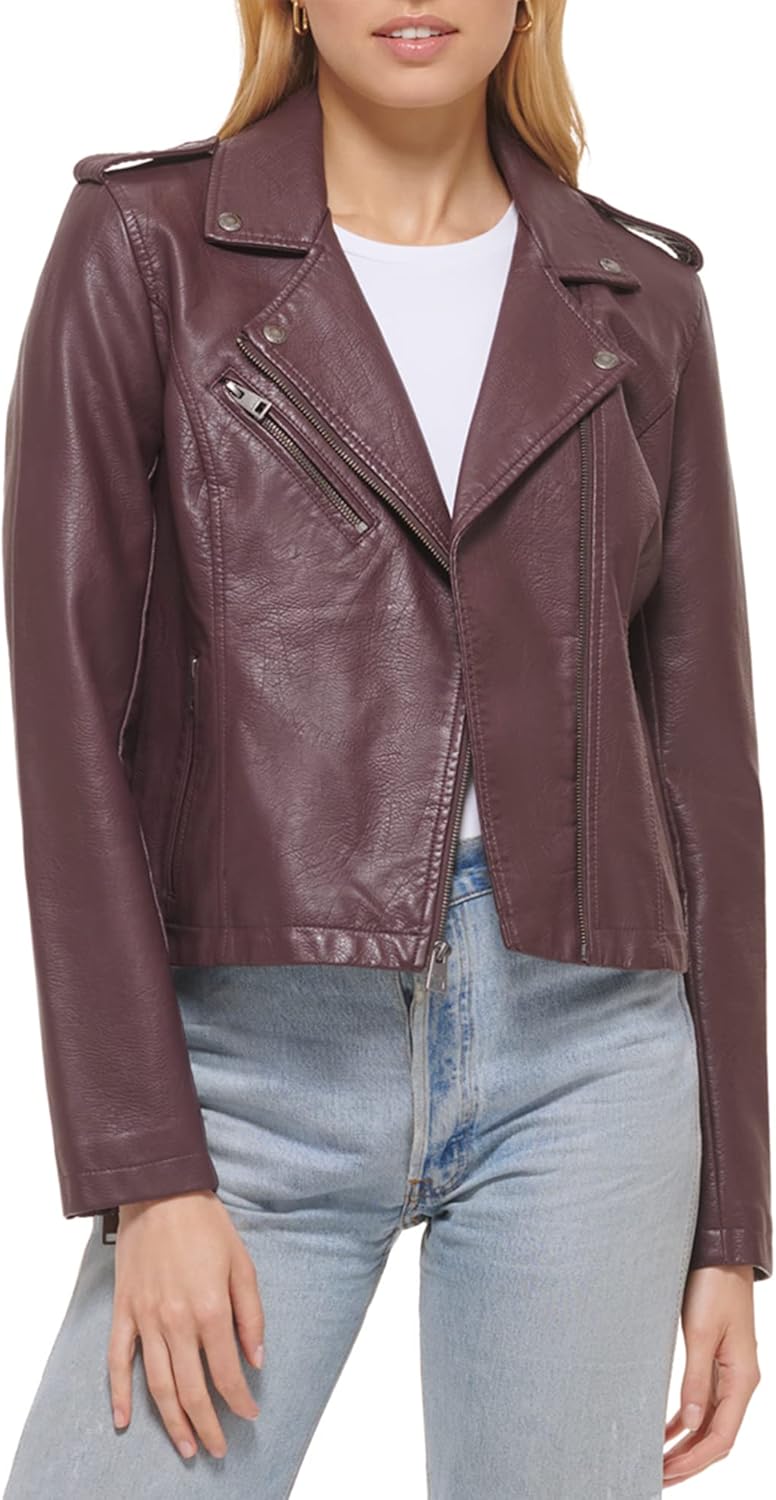 Женская куртка-косуха Levi's классическая кожаная, темно-красный
Женская куртка-косуха Levi's классическая кожаная, темно-красный