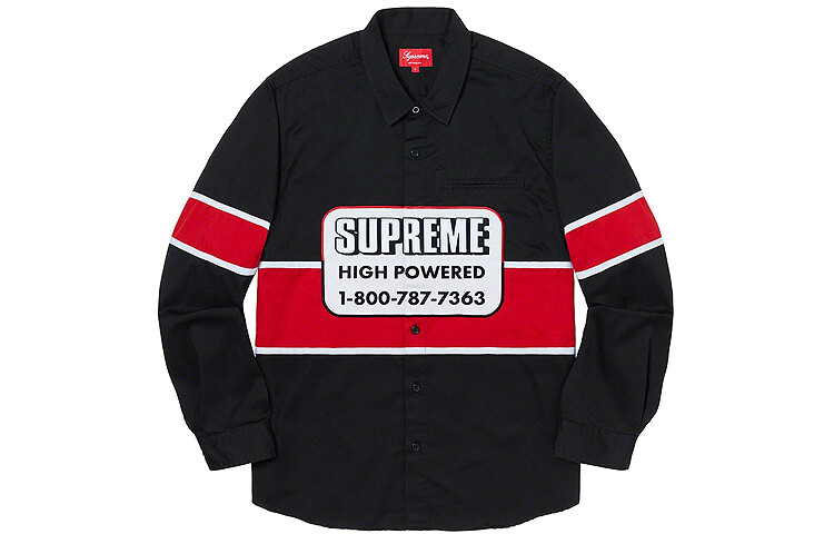 Осень/Зима 19 Рубашка Унисекс Supreme 
Осень/Зима 19 Рубашка Унисекс Supreme