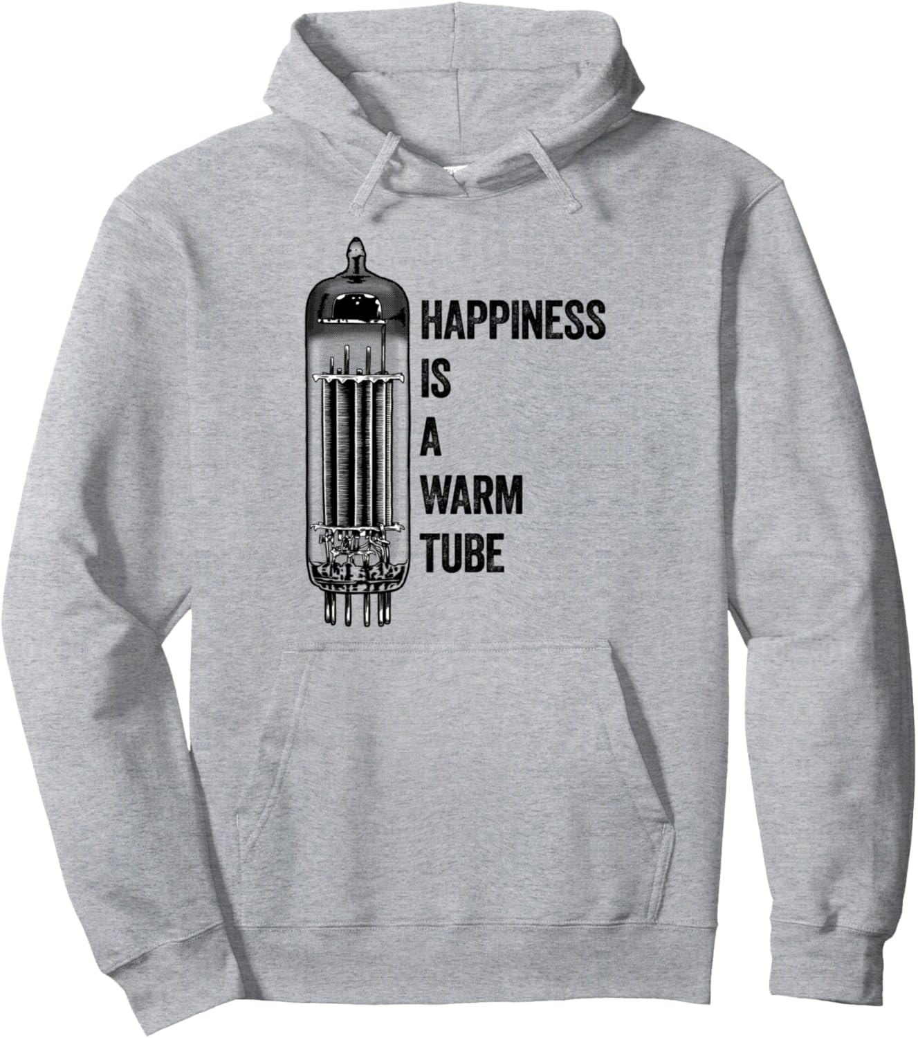 Счастье - это теплая лампа, толстовка с изображением аналоговой аудиолампы Retro Audio Apparel Emporium, серый
Счастье - это теплая лампа, толстовка с изображением аналоговой аудиолампы Retro Audio Apparel Emporium, серый