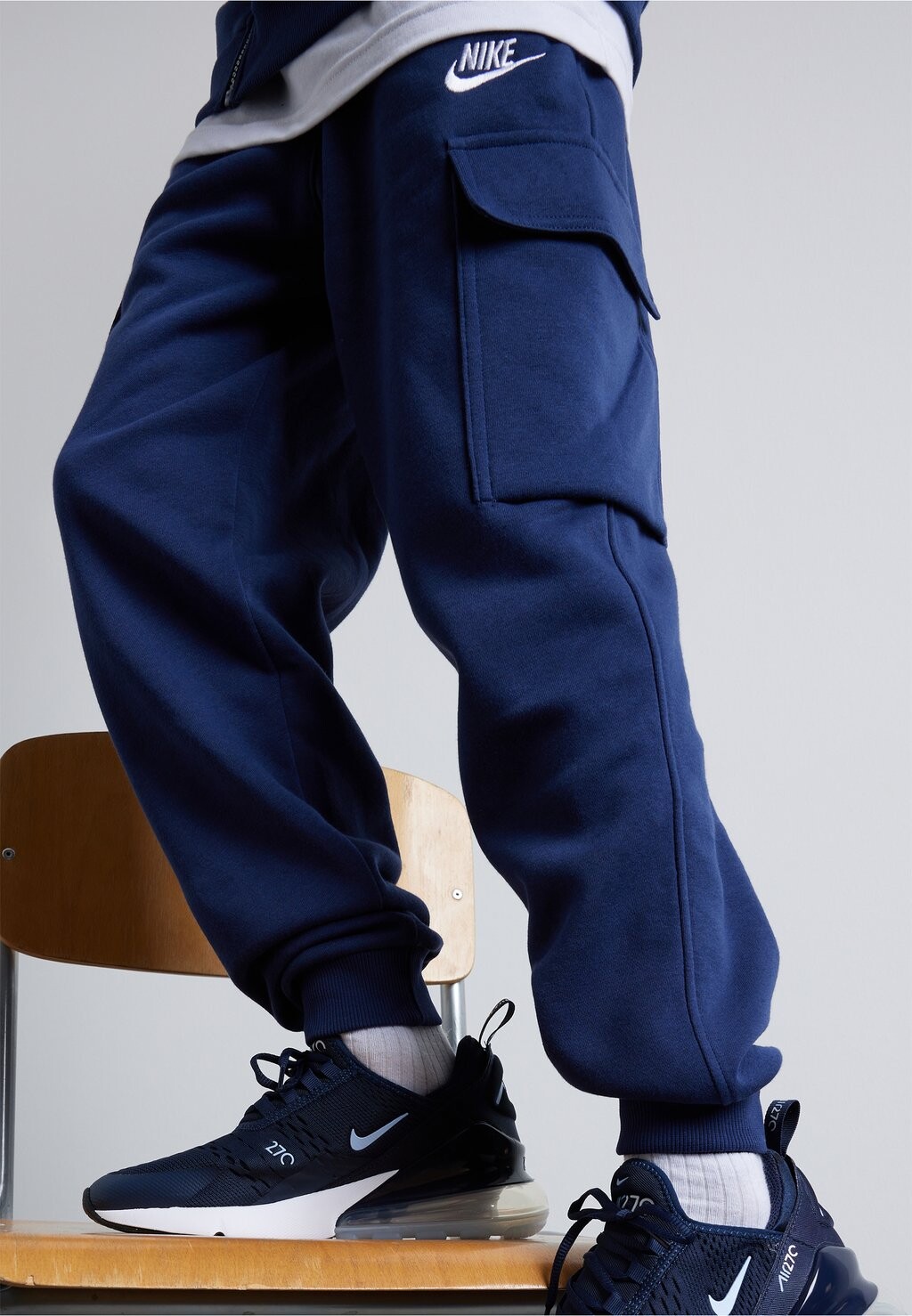 Брюки для бега CLUB UNISEX Nike Sportswear, цвет midnight navy/white
Брюки для бега CLUB UNISEX Nike Sportswear, цвет midnight navy/white