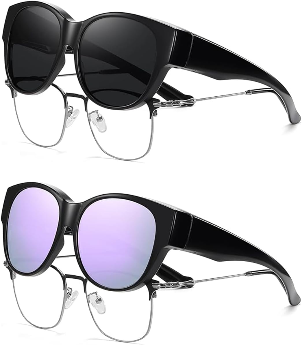 Солнцезащитные очки HAOLOTA BlackGrey+BlackPurple для женщин, поляризованные, стиль «кошачий глаз», надеваются поверх очков, обеспечивают защиту от УФ-излучения, black
Солнцезащитные очки HAOLOTA BlackGrey+BlackPurple для женщин, поляризованные, стиль «кошачий глаз», надеваются поверх очков, обеспечивают защиту от УФ-излучения, black