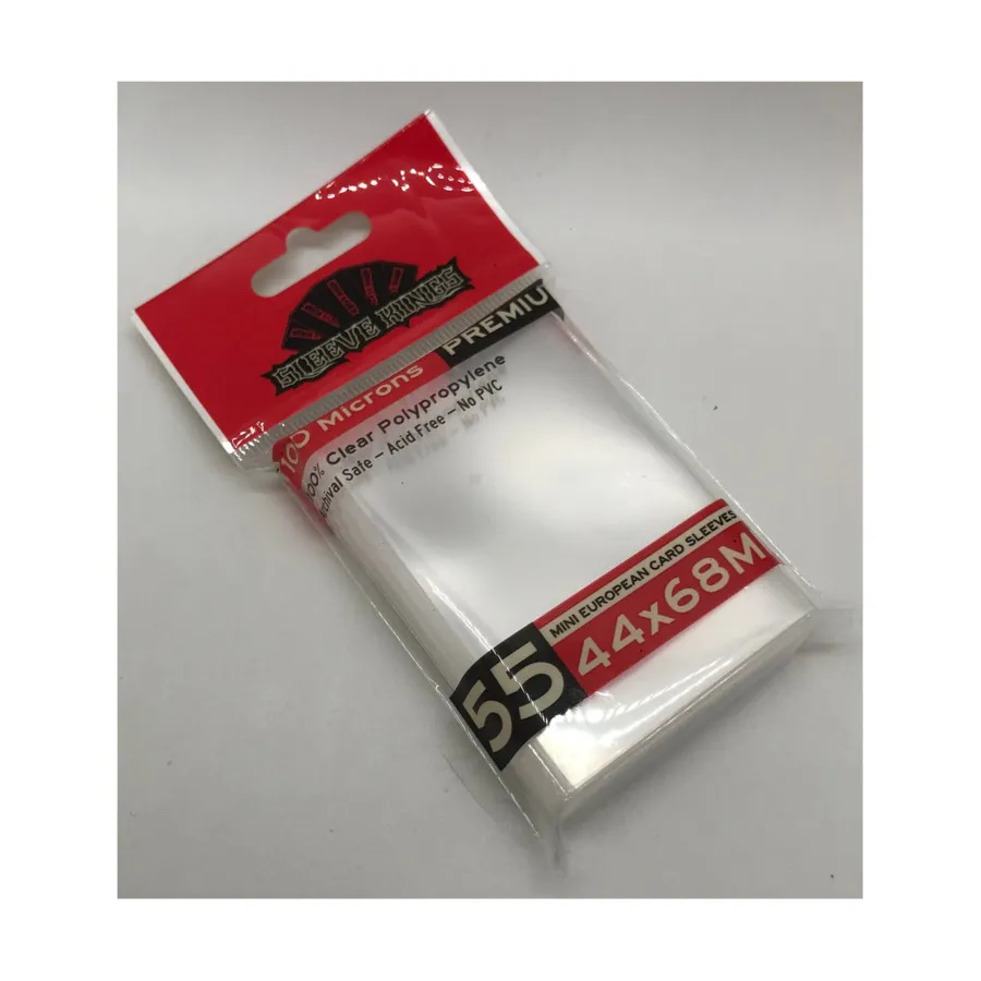 44x68 мм — мини-европейские конверты для карточек (55), Card Sleeves (Sleeve Kings)
44x68 мм — мини-европейские конверты для карточек (55), Card Sleeves (Sleeve Kings)