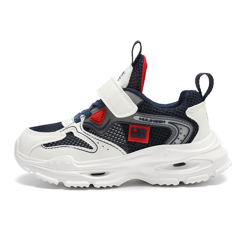 Кроссовки для бега с противоскользящей подошвой, устойчивые к истиранию и отскоку, дышащие, легкие, с амортизацией, детские Mulinsen, синий/серый
Кроссовки для бега с противоскользящей подошвой, устойчивые к истиранию и отскоку, дышащие, легкие, с амортизацией, детские Mulinsen, синий/серый