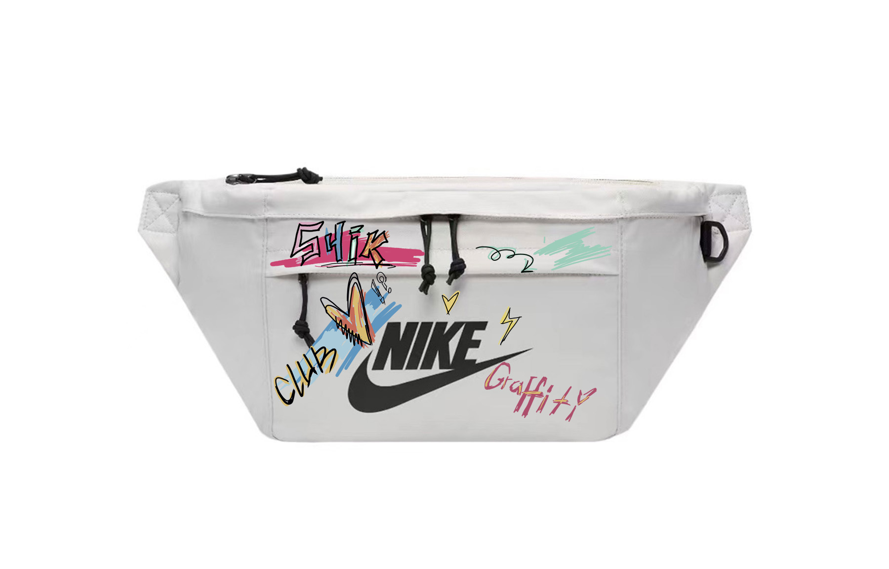 Nike Тканевый поясной рюкзак унисекс светло-серый, Gift Painted
Nike Тканевый поясной рюкзак унисекс светло-серый, Gift Painted