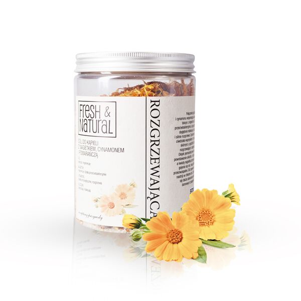 Согревающая соль для ванн, 1000 г Fresh & Natural
Согревающая соль для ванн, 1000 г Fresh & Natural