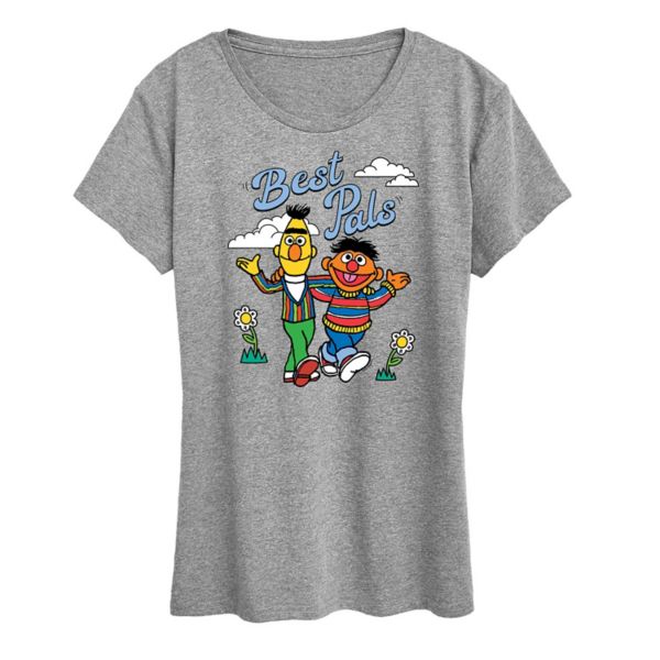 Женская футболка с принтом «Лучшие друзья улицы Сезам» Licensed Character, серый
Женская футболка с принтом «Лучшие друзья улицы Сезам» Licensed Character, серый