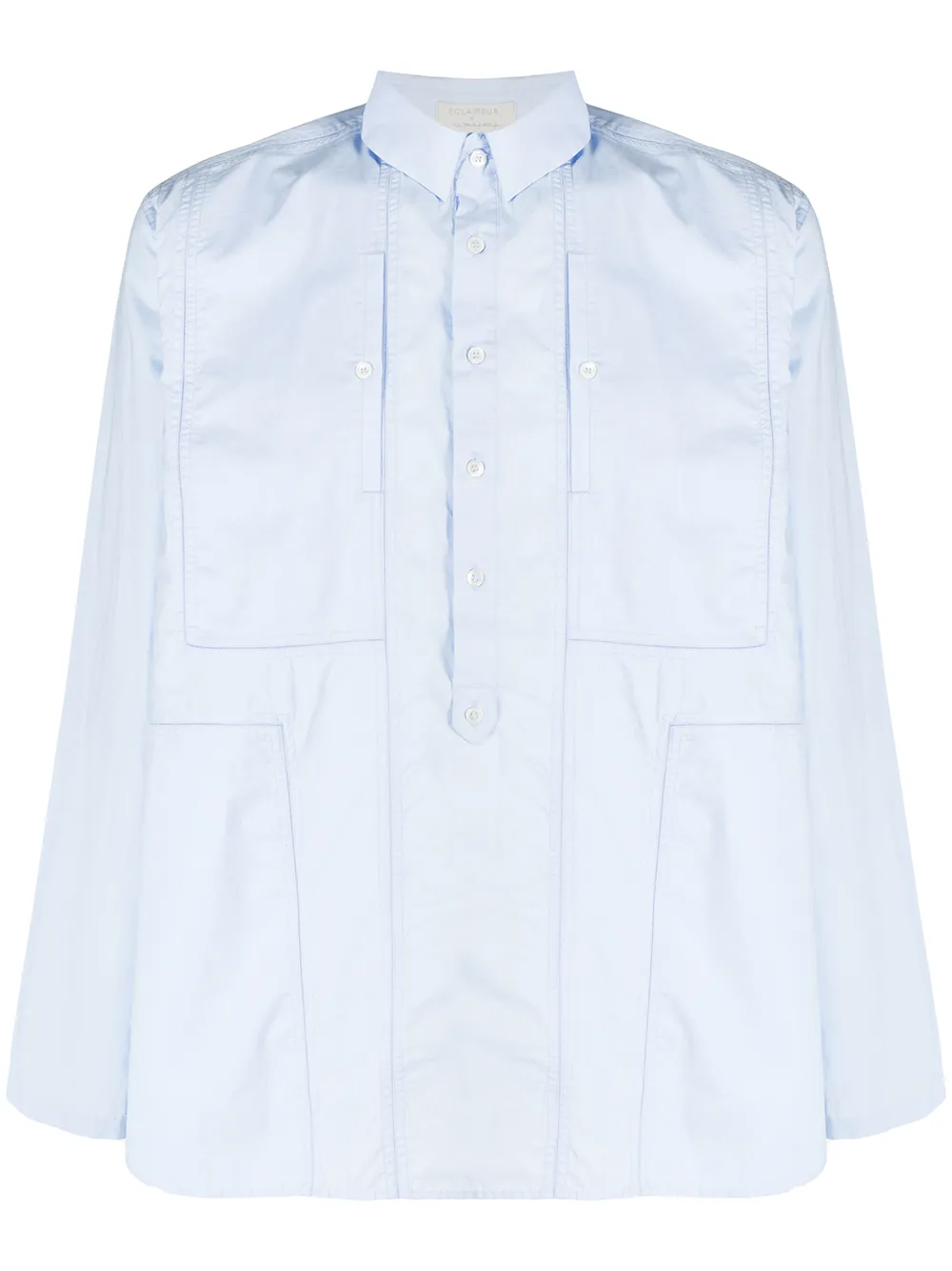 Рубашка с закругленным подолом и контрастной вставкой RAJESH PRATAP SINGH, синий
Рубашка с закругленным подолом и контрастной вставкой RAJESH PRATAP SINGH, синий