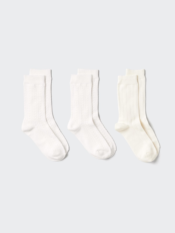 Носки с вязкой «кроше» (3 пары) Uniqlo, 00 white
Носки с вязкой «кроше» (3 пары) Uniqlo, 00 white