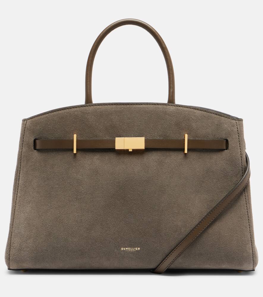 Сумка-тоут Hudson Midi из замши DeMellier, Deep Olive/Deep Olive F02
Сумка-тоут Hudson Midi из замши DeMellier, Deep Olive/Deep Olive F02