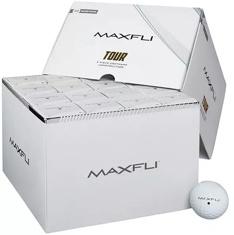 Мячи для гольфа Maxfli 2023 Tour — 48 шт., белый
Мячи для гольфа Maxfli 2023 Tour — 48 шт., белый