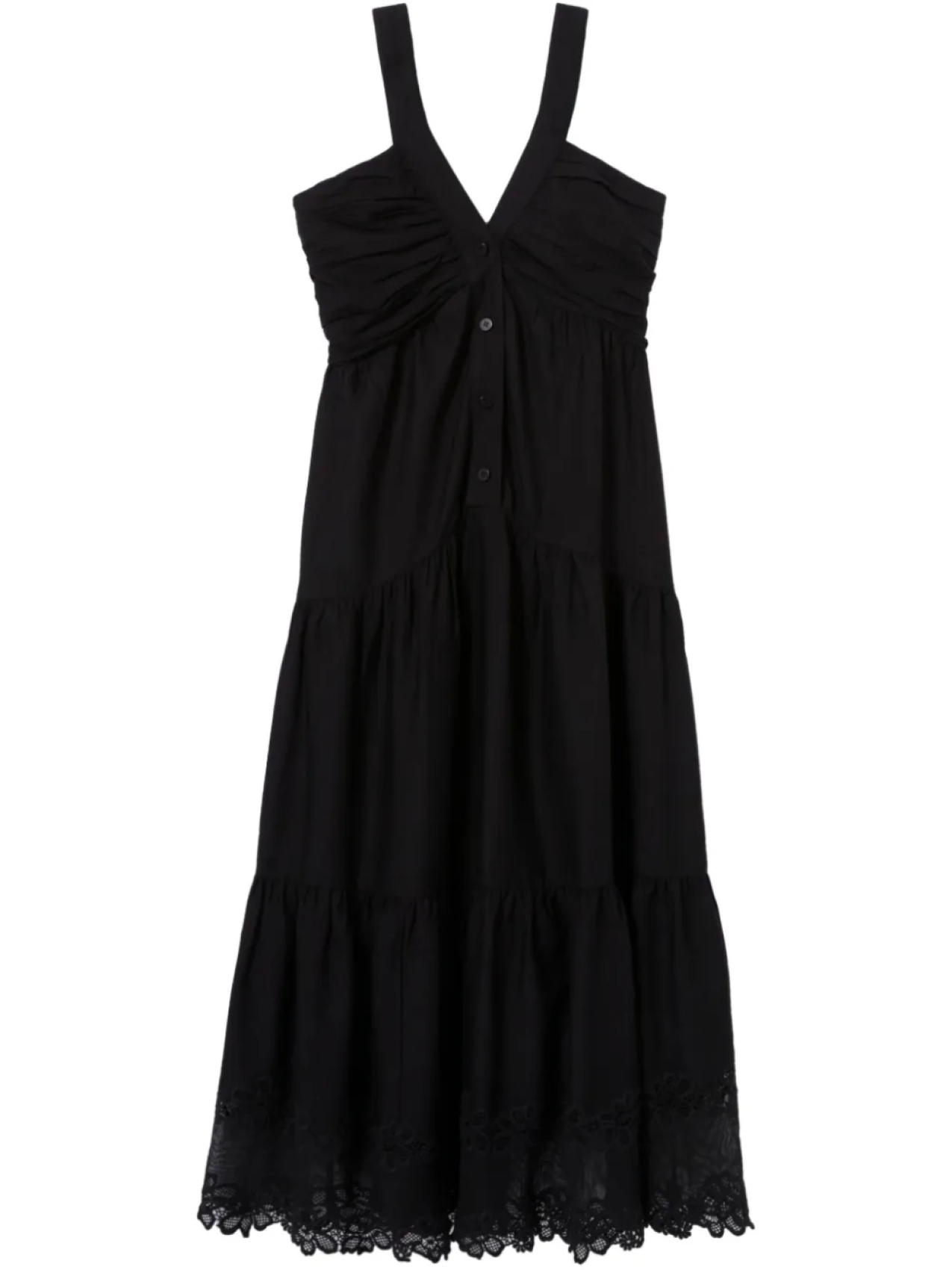 Платье миди с кружевом Claudie Pierlot, черный
Платье миди с кружевом Claudie Pierlot, черный