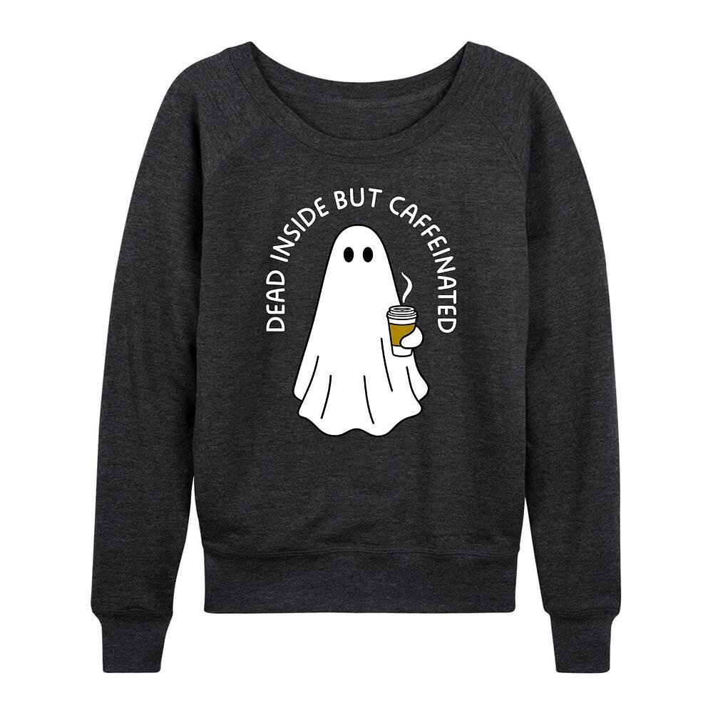 Женский легкий свитшот из френч терри Dead Inside But Caffeinated Ghost, цвет Heather Charcoal
Женский легкий свитшот из френч терри Dead Inside But Caffeinated Ghost, цвет Heather Charcoal