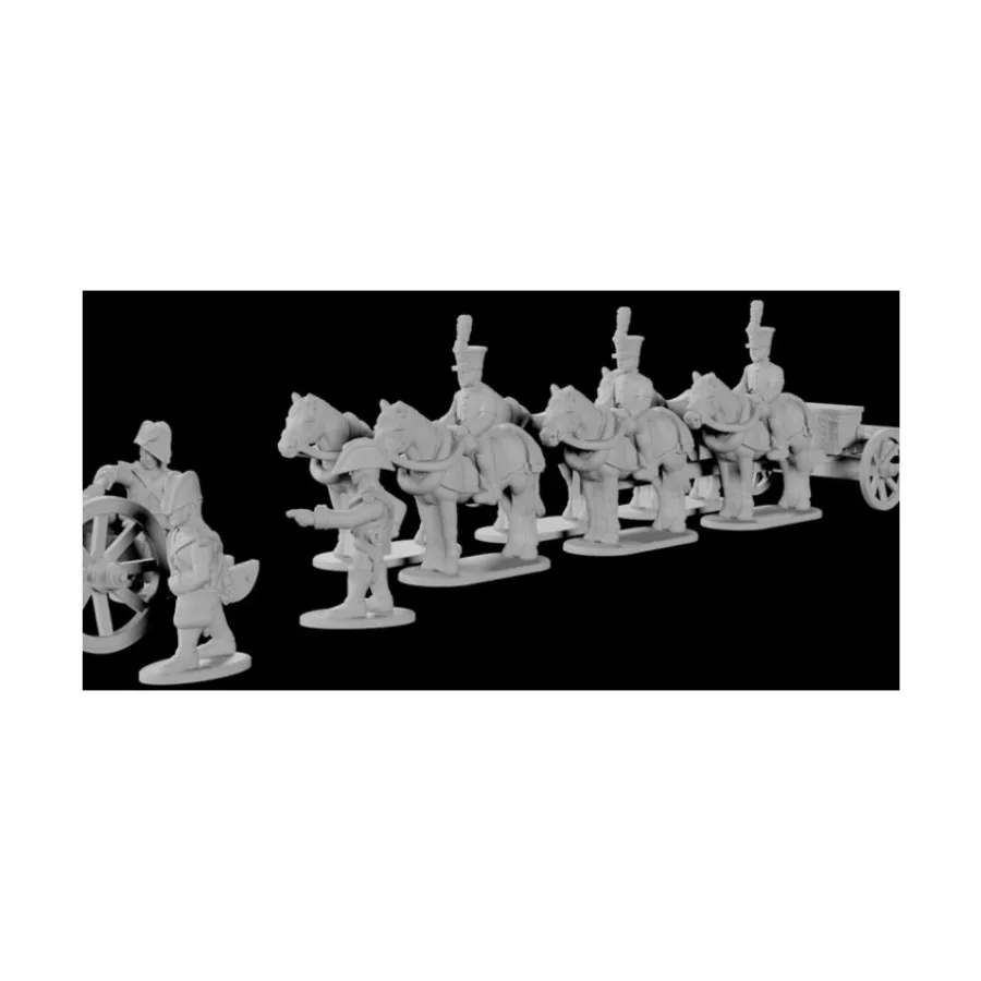 Австрийская 6-фунтовая бригадная батарея в шляпах и поездах в Шако, ESR Napoleonics Miniatures - Austria (10mm)
Австрийская 6-фунтовая бригадная батарея в шляпах и поездах в Шако, ESR Napoleonics Miniatures - Austria (10mm)