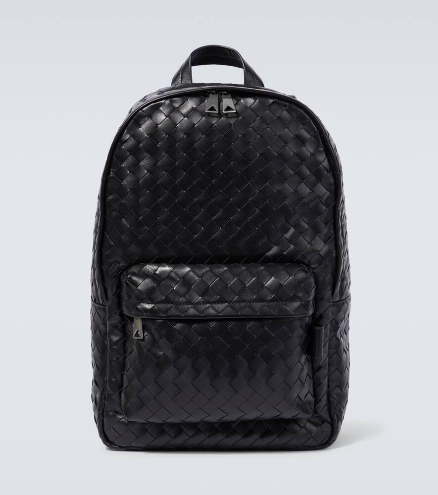 Кожаный рюкзак Intrecciato Bottega Veneta, Black - Silver
Кожаный рюкзак Intrecciato Bottega Veneta, Black - Silver