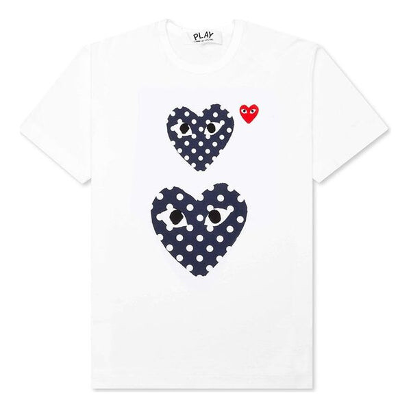 Футболка polka dots two hearts tee 'white blue' Comme Des Garcons Play, белый
Футболка polka dots two hearts tee 'white blue' Comme Des Garcons Play, белый