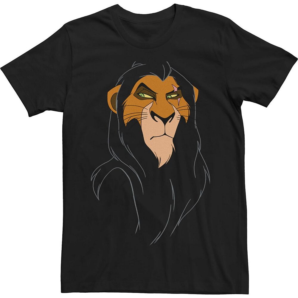 Мужская футболка со шрамом Disney's The Lion King с большим лицом Licensed Character, черный
Мужская футболка со шрамом Disney's The Lion King с большим лицом Licensed Character, черный