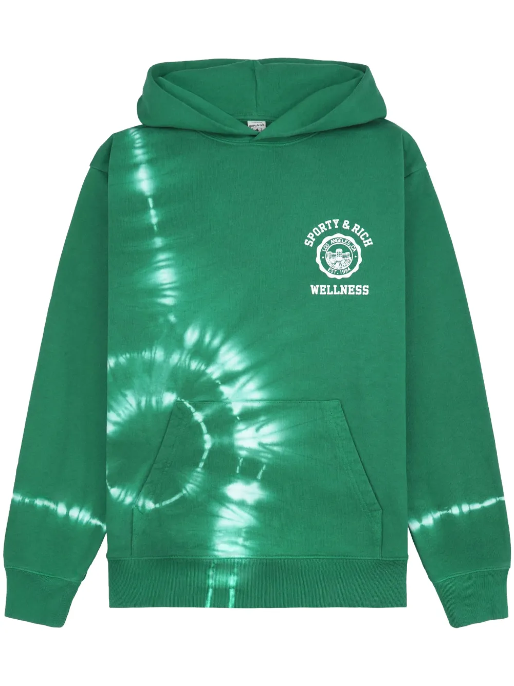 Худи Emblem с принтом тай-дай Sporty & Rich, зеленый
Худи Emblem с принтом тай-дай Sporty & Rich, зеленый