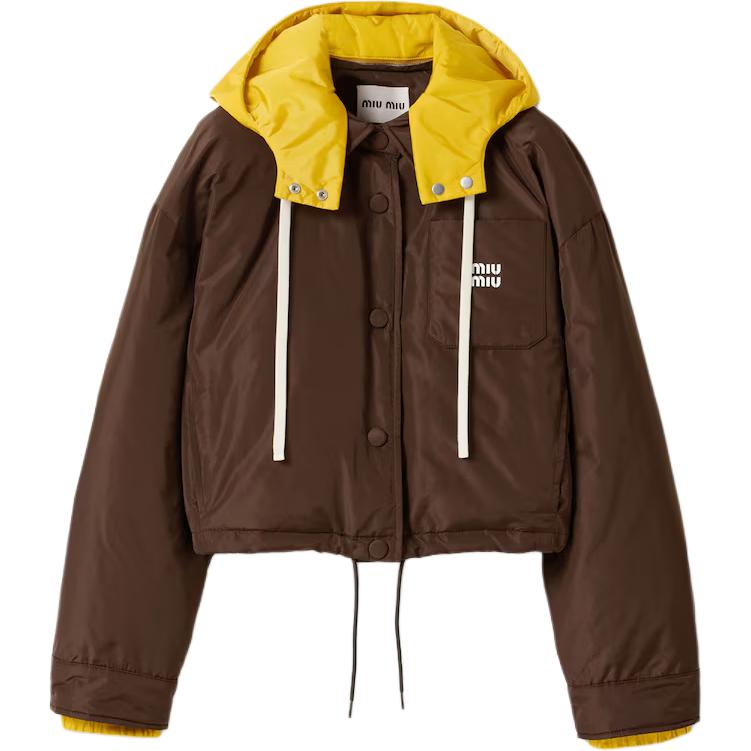 MIU MIU Женский пуховик кофейный, Coffee
MIU MIU Женский пуховик кофейный, Coffee
