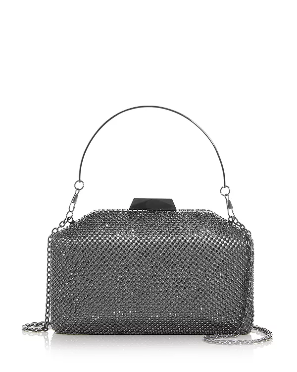 Клатч, украшенный стразами Sondra Roberts, серебряный
Клатч, украшенный стразами Sondra Roberts, серебряный