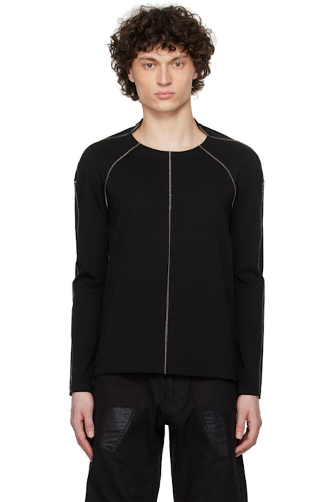 Черная футболка с длинным рукавом Human-Shell CARNET-ARCHIVE
Черная футболка с длинным рукавом Human-Shell CARNET-ARCHIVE