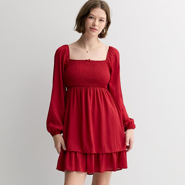 Длинное платье с рукавами и сборками для девушек Rewind, Red
Длинное платье с рукавами и сборками для девушек Rewind, Red