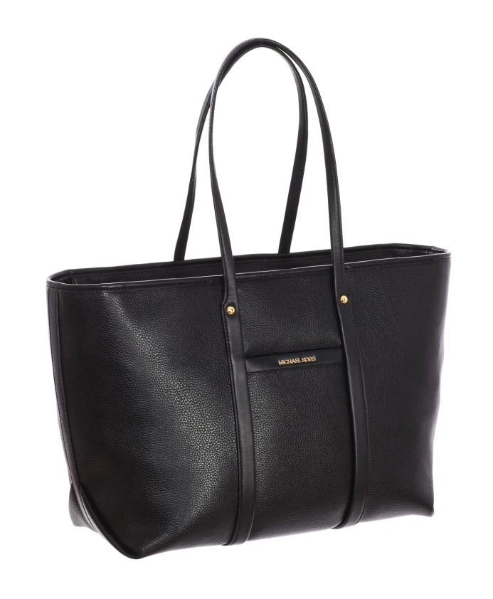 Структурированная кожаная сумка-шоппер Michael Kors, черный
Структурированная кожаная сумка-шоппер Michael Kors, черный