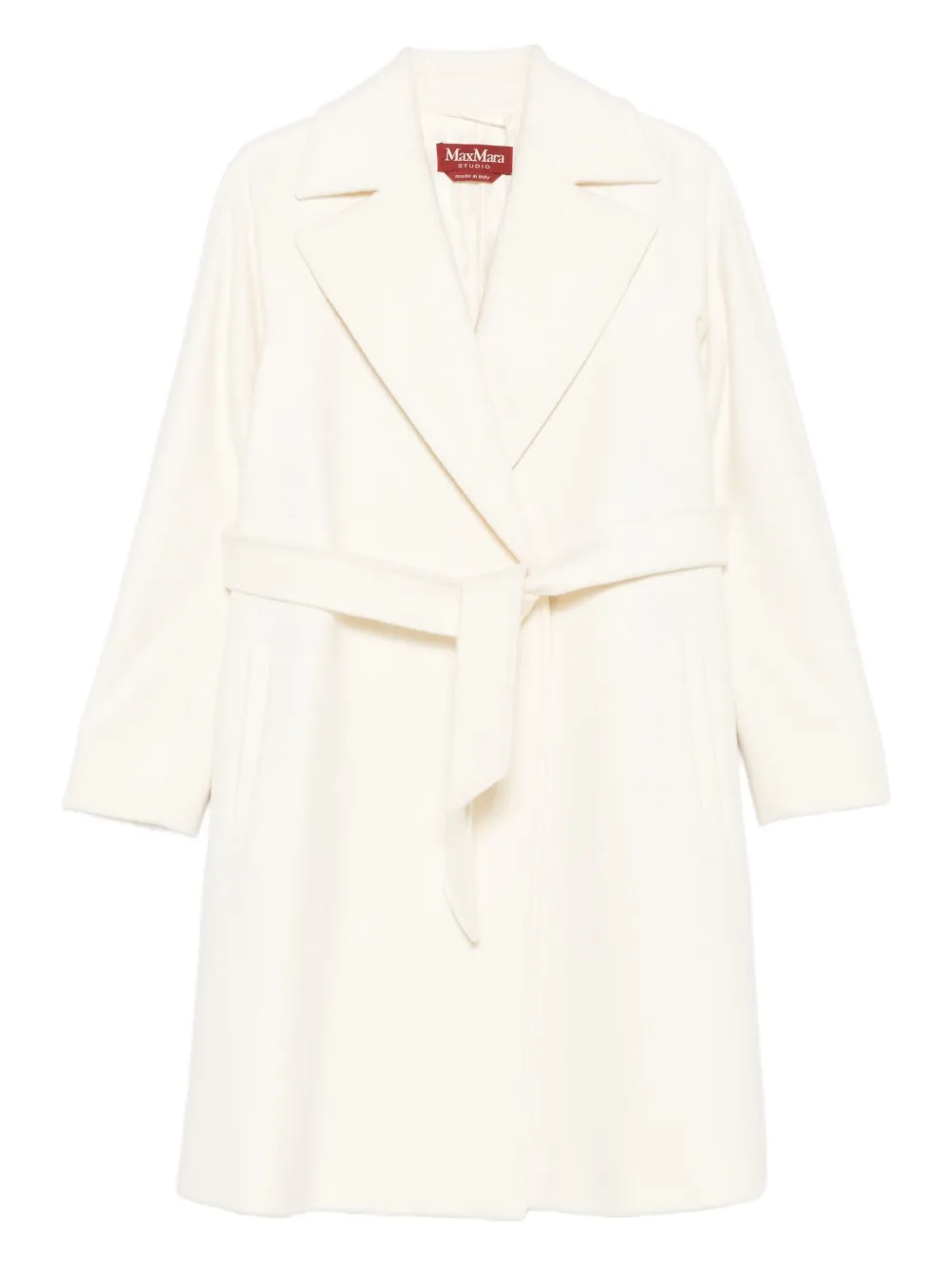 Пальто с запахом Max Mara, белый
Пальто с запахом Max Mara, белый