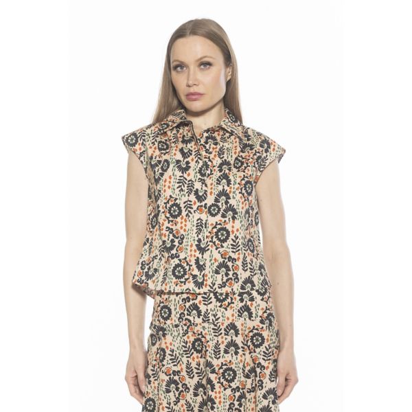 Женская рубашка из можжевельника без рукавов с застежкой на пуговицы из хлопка Alexia Admor, мультиколор
Женская рубашка из можжевельника без рукавов с застежкой на пуговицы из хлопка Alexia Admor, мультиколор