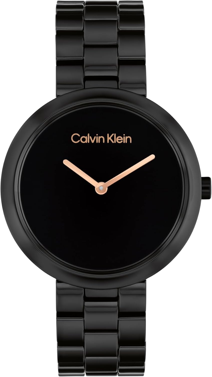 Женские часы Calvin Klein CK Pure - 35 мм, 2 часа, кварцевые, тонкие - керамический браслет - элегантные, стильные - премиум-класса - подарок для нее, Black
Женские часы Calvin Klein CK Pure - 35 мм, 2 часа, кварцевые, тонкие - керамический браслет - элегантные, стильные - премиум-класса - подарок для нее, Black