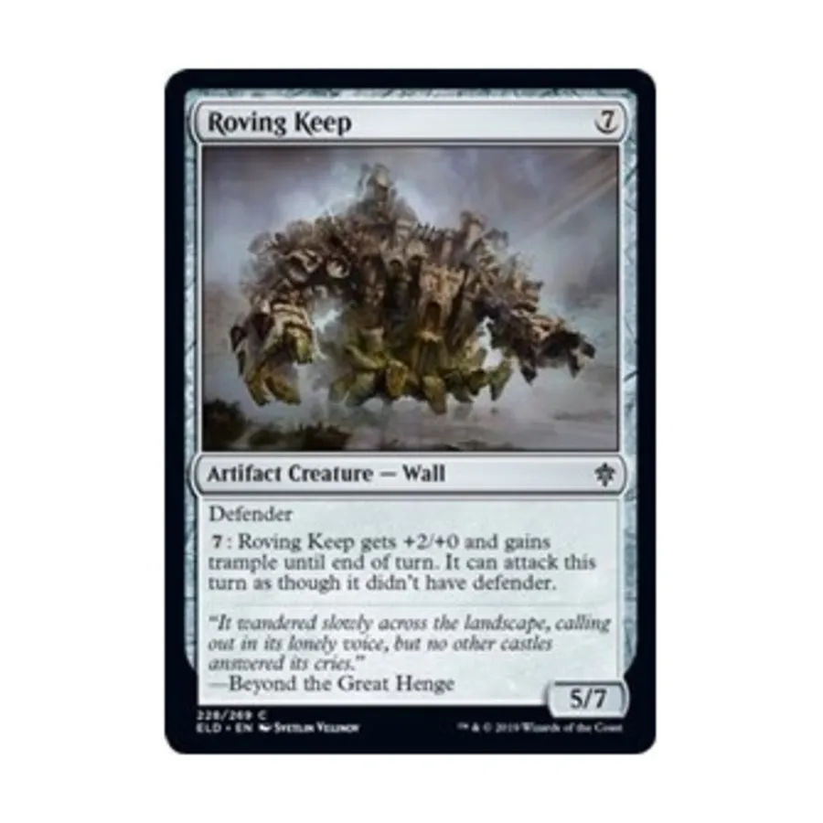 CCG Бродячая крепость (С), MTG - Throne of Eldraine
CCG Бродячая крепость (С), MTG - Throne of Eldraine