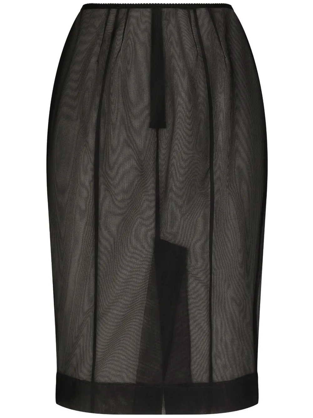 Прозрачная юбка-карандаш DOLCE & GABBANA, черный
Прозрачная юбка-карандаш DOLCE & GABBANA, черный