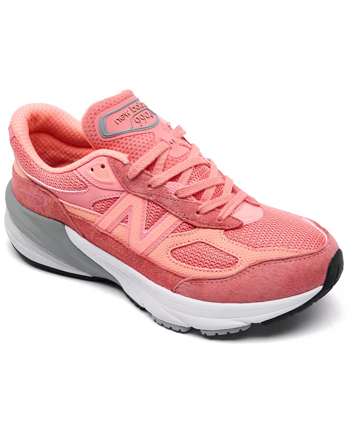 Кроссовки повседневные Big Girls 990 V6 от Finish Line New Balance, оранжевый 
Кроссовки повседневные Big Girls 990 V6 от Finish Line New Balance, оранжевый