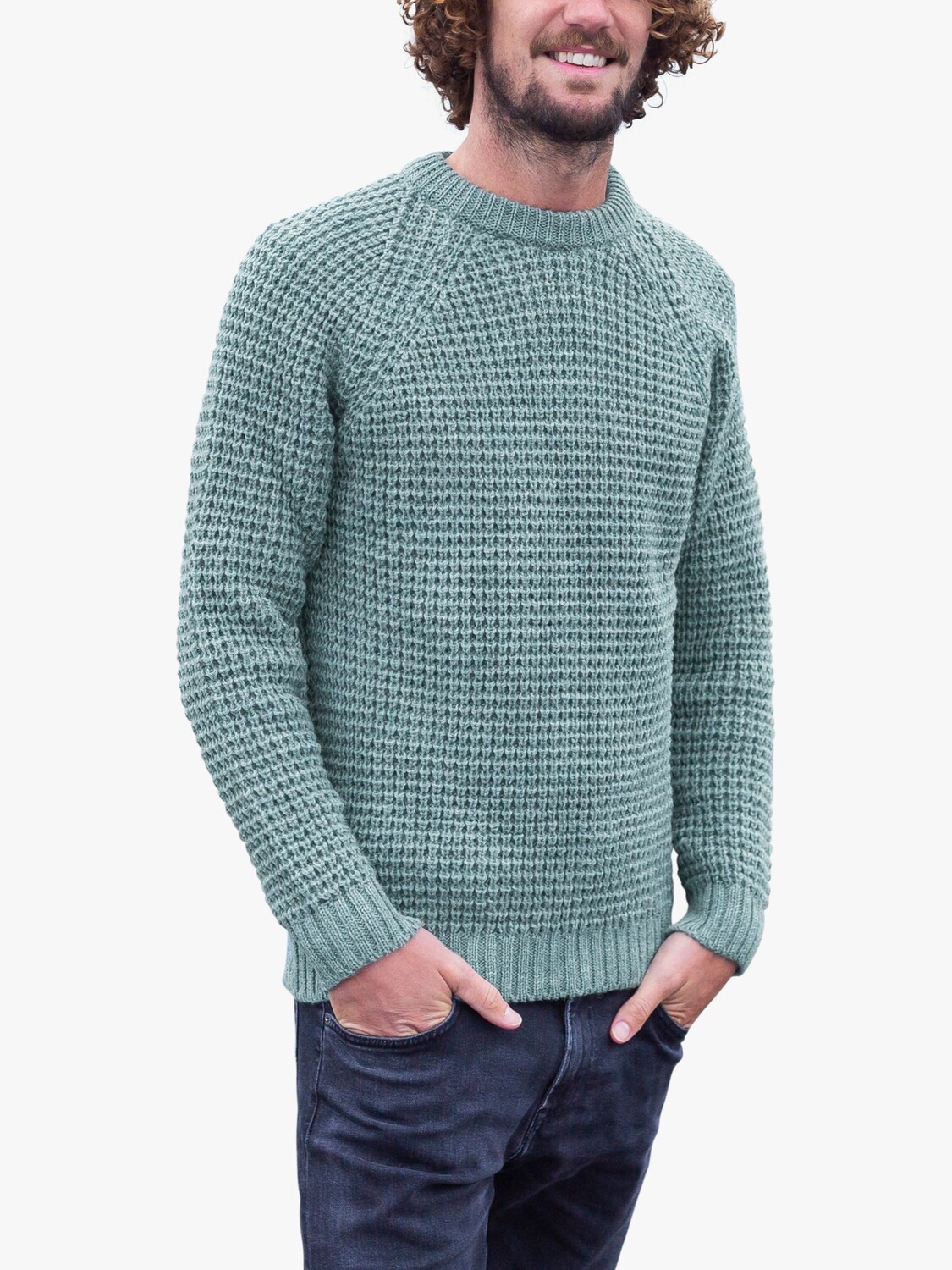 Шерстяной джемпер с круглым вырезом вафельной вышивки Celtic & Co., небесный свет
Шерстяной джемпер с круглым вырезом вафельной вышивки Celtic & Co., небесный свет