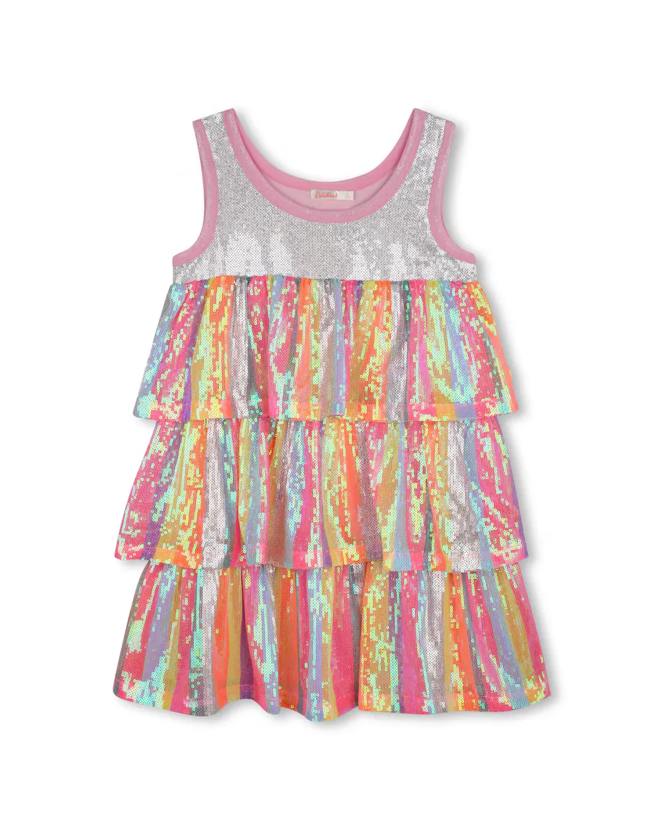 Платье для девочки с пайетками и рюшами Billieblush, многоцветный
Платье для девочки с пайетками и рюшами Billieblush, многоцветный