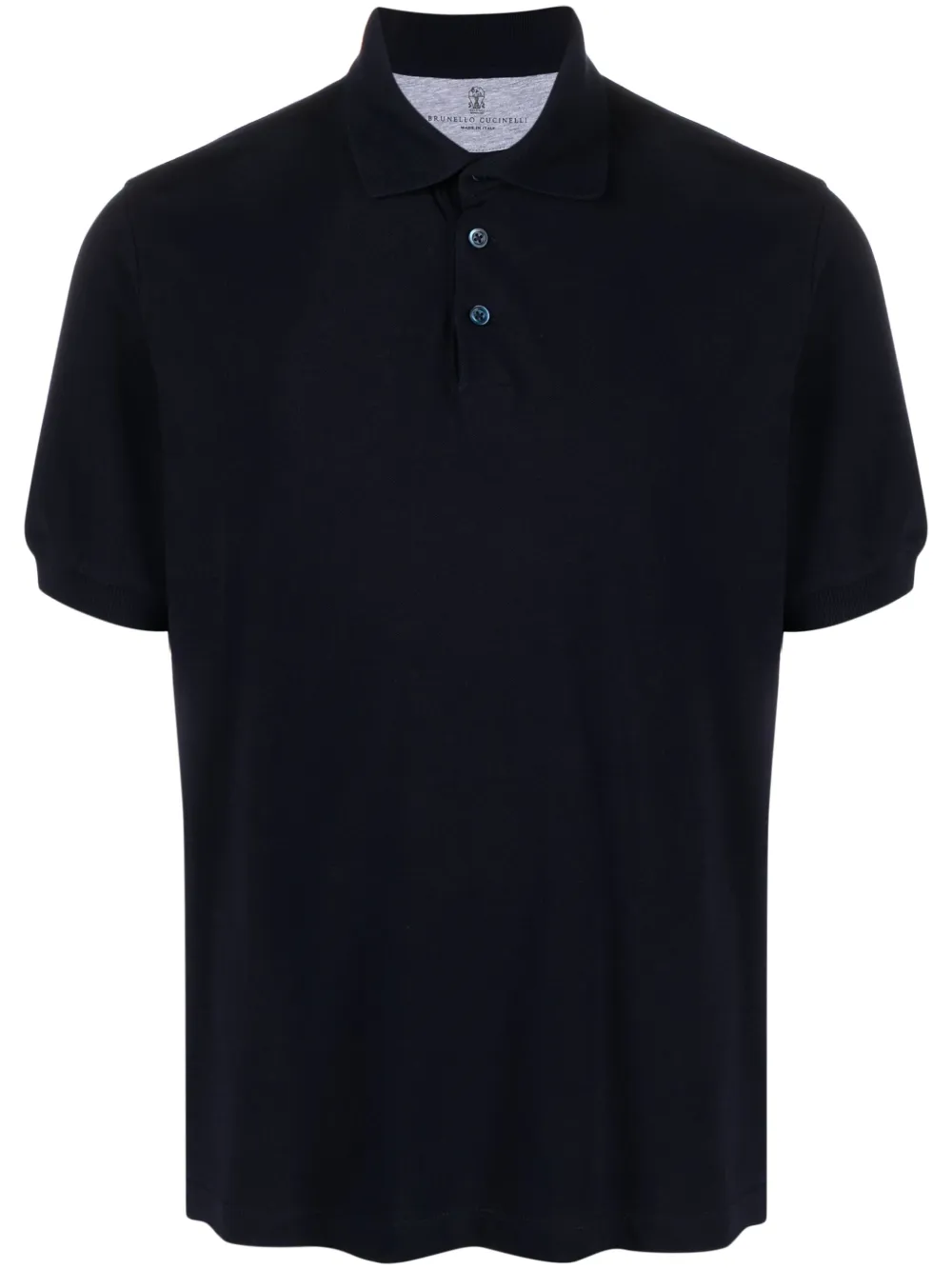 Рубашка поло из ткани пике Brunello Cucinelli, синий
Рубашка поло из ткани пике Brunello Cucinelli, синий