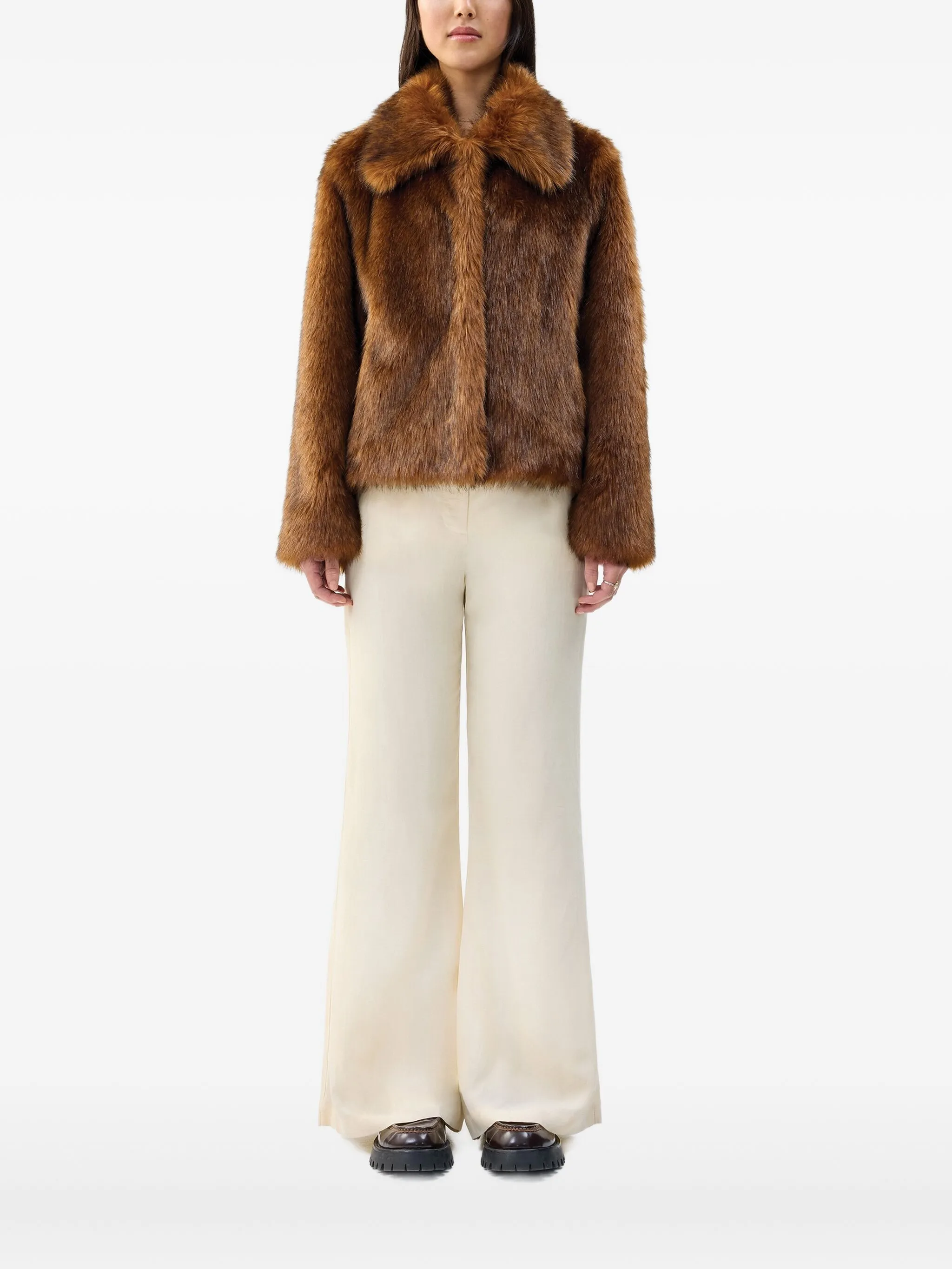 Шуба Courage из искусственного меха Unreal Fur, коричневый
Шуба Courage из искусственного меха Unreal Fur, коричневый