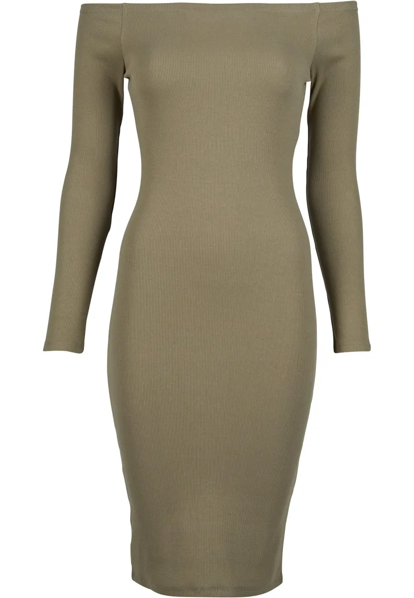 Платье-рубашка URBAN CLASSICS "Женское женское платье в рубчик с открытыми плечами и длинными рукавами Urban Classics" (1 шт.), цвет Tiniolive
Платье-рубашка URBAN CLASSICS "Женское женское платье в рубчик с открытыми плечами и длинными рукавами Urban Classics" (1 шт.), цвет Tiniolive