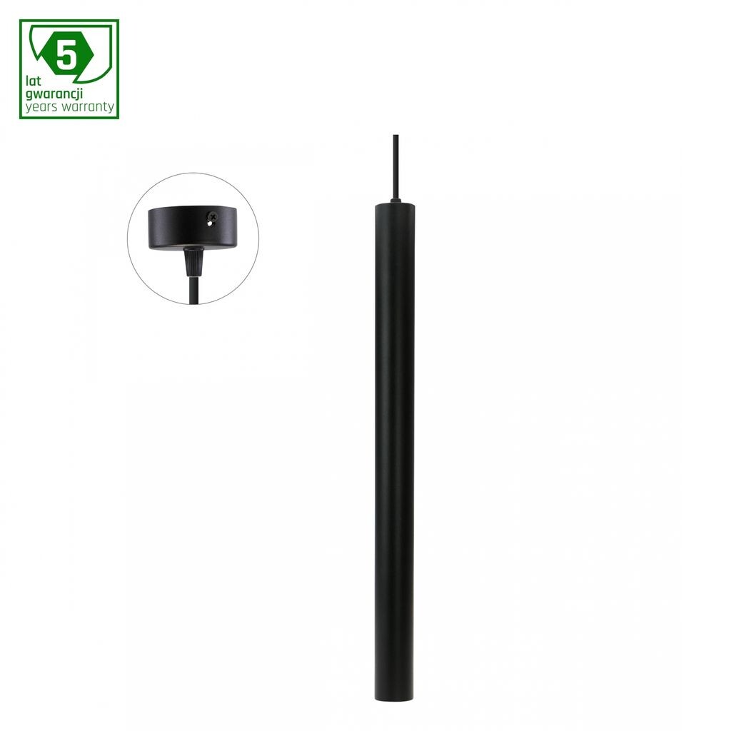 Подвесной светильник Spectrum Chloe Slim Black max 25W GU10 MR11 можно укорачивать, регулируемый угол света., черный
Подвесной светильник Spectrum Chloe Slim Black max 25W GU10 MR11 можно укорачивать, регулируемый угол света., черный