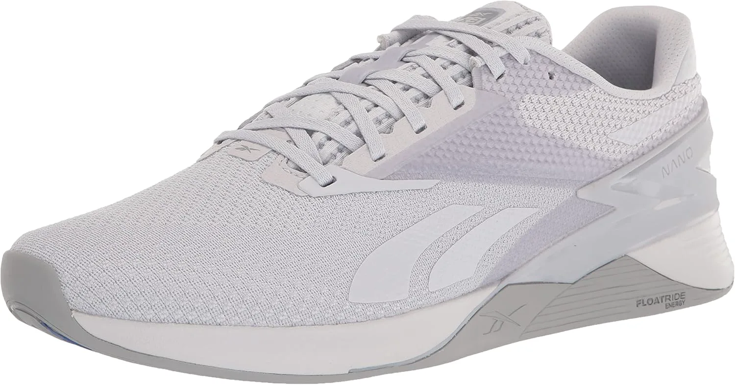 Кроссовки Reebok Nano X3 для взрослых унисекс, серый/синий
Кроссовки Reebok Nano X3 для взрослых унисекс, серый/синий