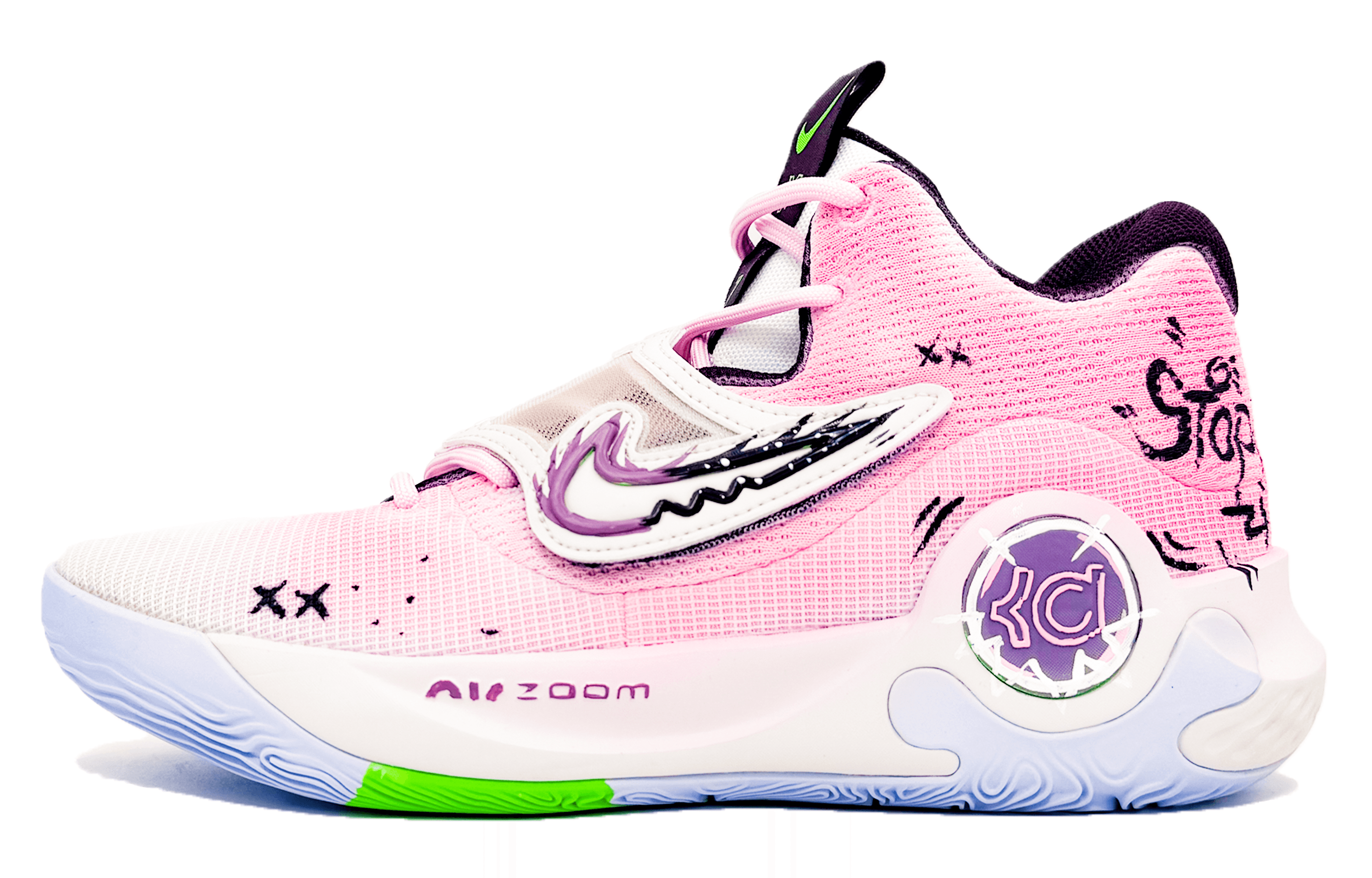 Nike Баскетбольные кроссовки KD Trey 5 X с амортизацией, противоскользящие и износостойкие, низкие, мужские, цвет белый/розовый
Nike Баскетбольные кроссовки KD Trey 5 X с амортизацией, противоскользящие и износостойкие, низкие, мужские, цвет белый/розовый