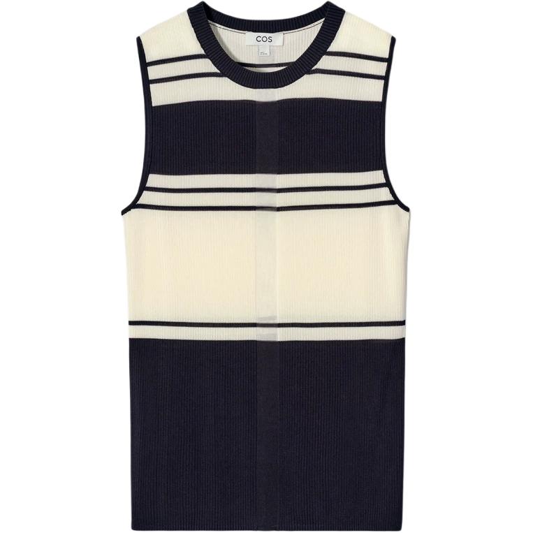COS Топ-майка женская Navy Blue/Ivory/Stripes
COS Топ-майка женская Navy Blue/Ivory/Stripes