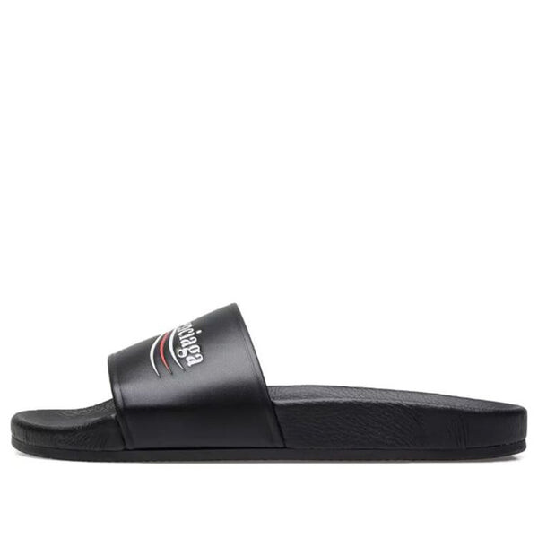 Сандалии wave logo slippers sandals black Balenciaga, черный
Сандалии wave logo slippers sandals black Balenciaga, черный