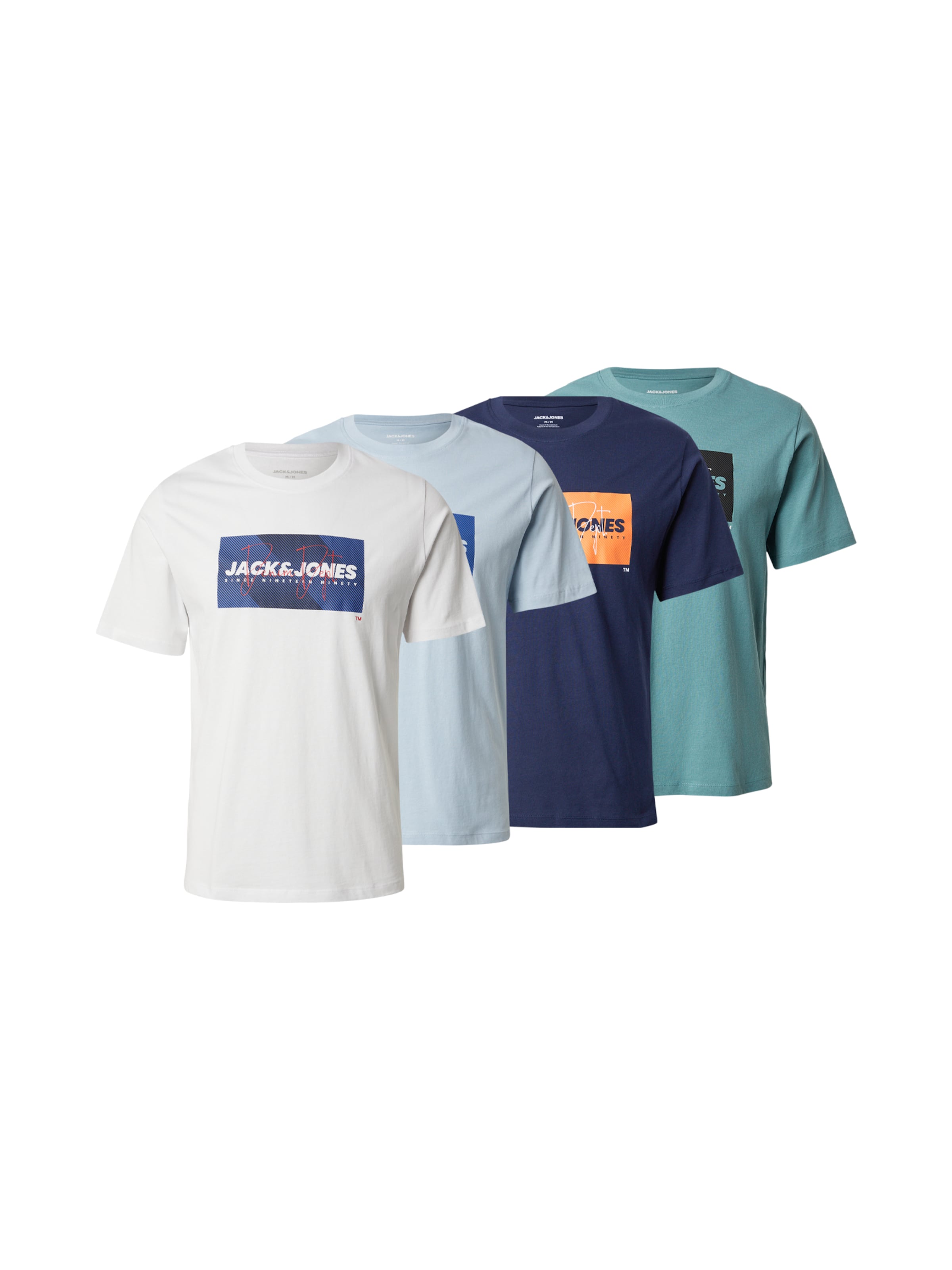 JACK & JONES Футболка 'JJCOLE' в цветах Navy, Pastel Blue, Jade, White
JACK & JONES Футболка 'JJCOLE' в цветах Navy, Pastel Blue, Jade, White