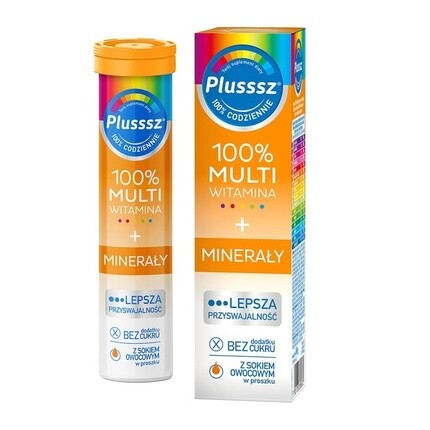 Шипучие таблетки Total Wellness Multivitamin - 20 таблеток Energivit
Шипучие таблетки Total Wellness Multivitamin - 20 таблеток Energivit