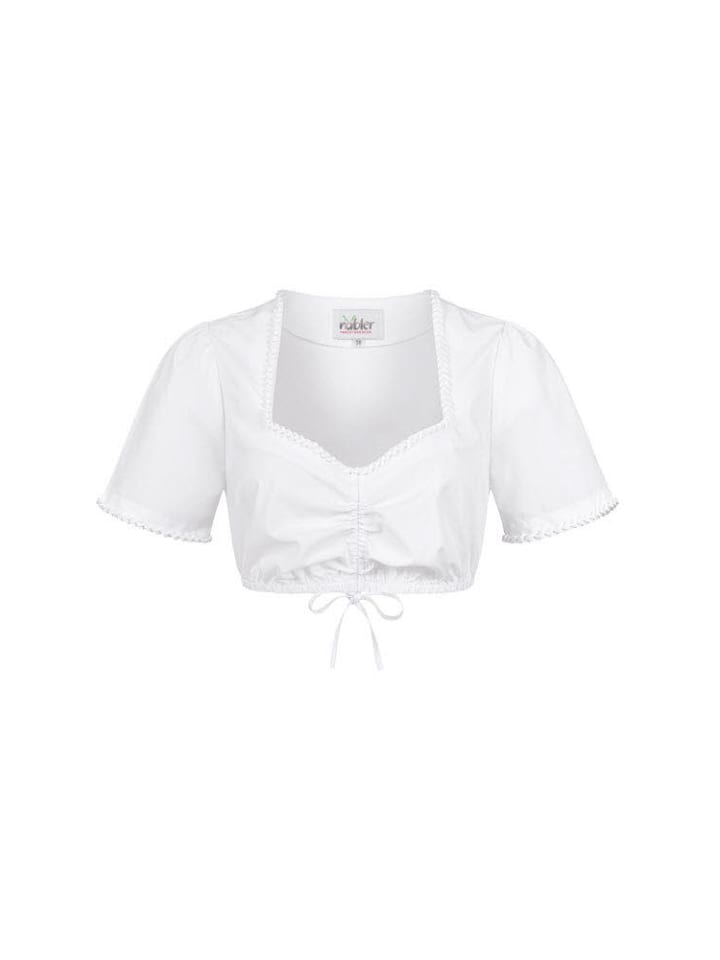 Блузка дирндль с короткими рукавами Катя в белом цвете Nübler
Блузка дирндль с короткими рукавами Катя в белом цвете Nübler