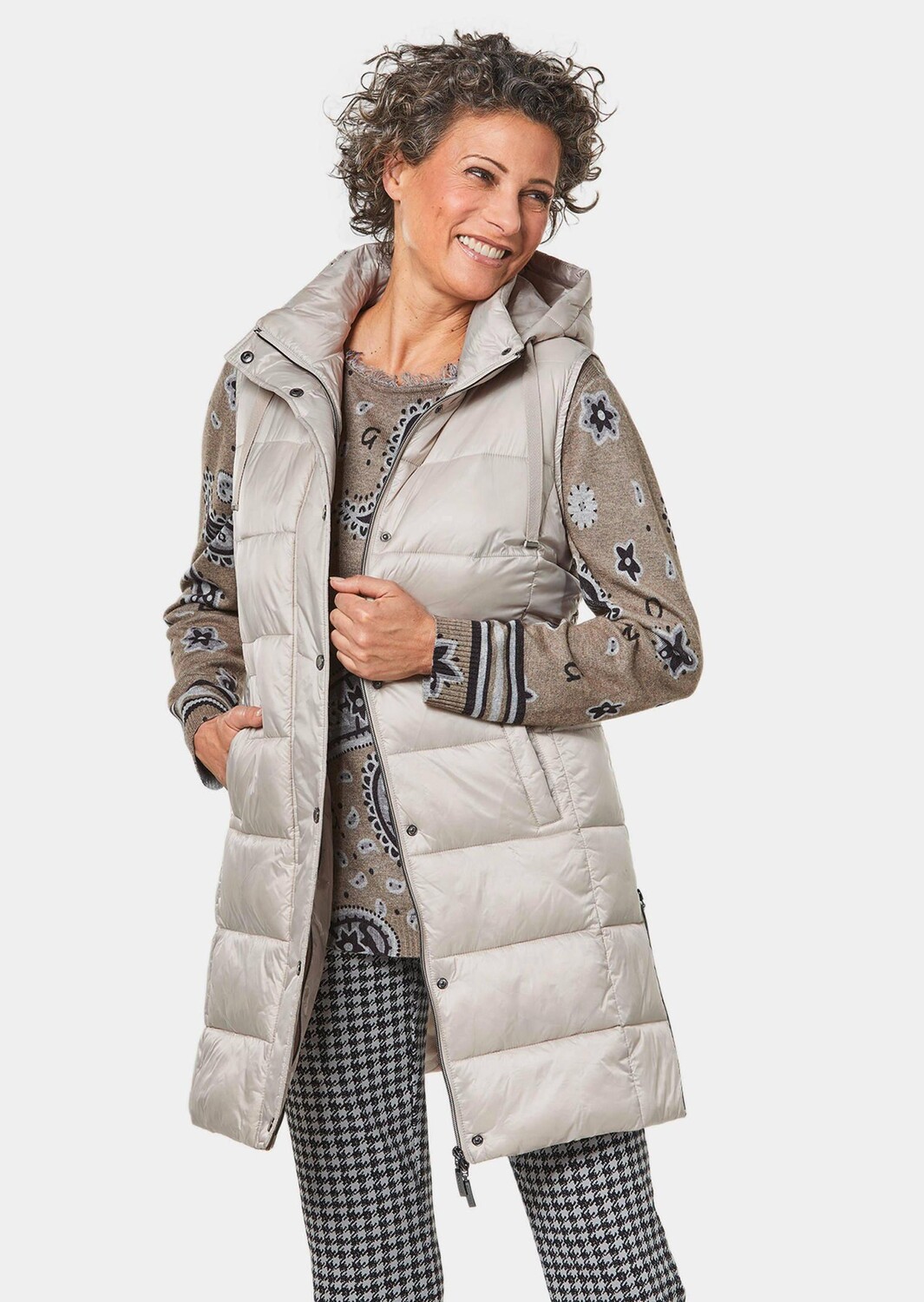 Утепленный жилет GOLDNER Lange, светло бежевый
Утепленный жилет GOLDNER Lange, светло бежевый