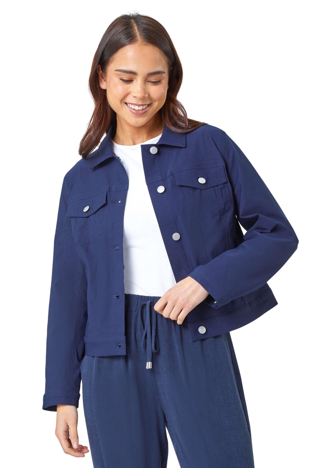 Миниатюрная куртка с карманами и стрейч-стилем Roman, синий
Миниатюрная куртка с карманами и стрейч-стилем Roman, синий