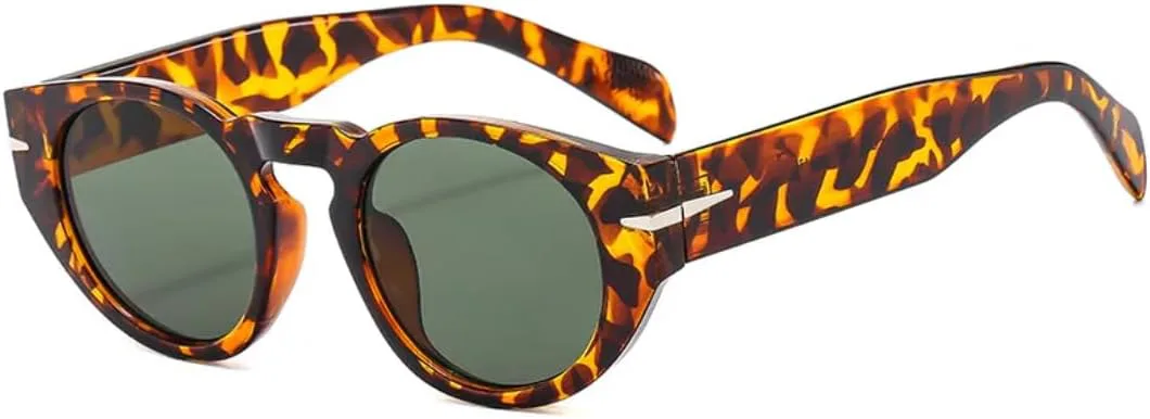 Модные круглые солнцезащитные очки для женщин, классические винтажные очки для мужчин в стиле стимпанк, овальные очки с защитой от УФ-излучения UV400 UATXTAU, Leopard
Модные круглые солнцезащитные очки для женщин, классические винтажные очки для мужчин в стиле стимпанк, овальные очки с защитой от УФ-излучения UV400 UATXTAU, Leopard