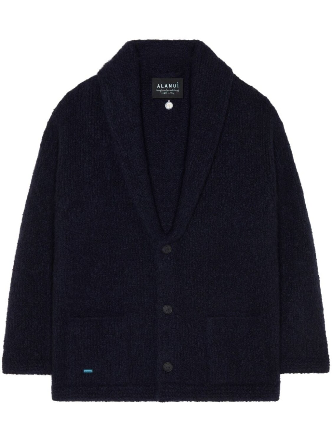 Alanui кардиган Finest в рубчик, синий
Alanui кардиган Finest в рубчик, синий